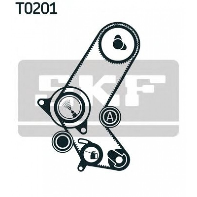 VKMA 05700 SKF Комплект ГРМ (ремінь + ролик)